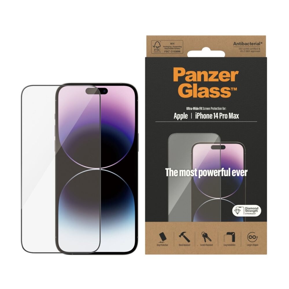 PanzerGlass Apple iPhone 14 Pro Max | Ultra-Wide Fit