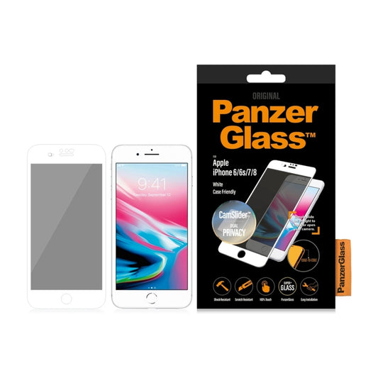 PanzerGlass Apple iPhone 6/6s/7/8 White Case Friendly, Camslider