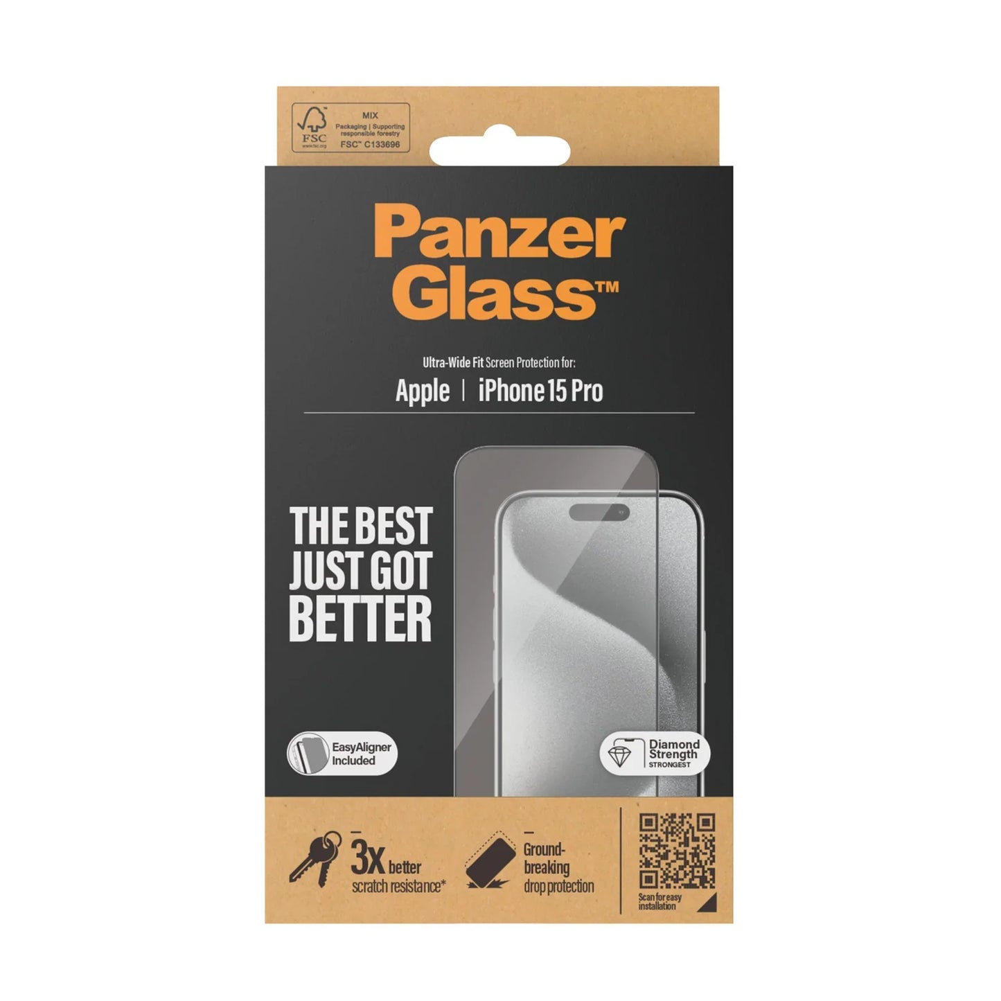 PanzerGlass Apple iPhone 15 Pro UWF wA